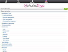 Tablet Screenshot of mastroshop.com.br